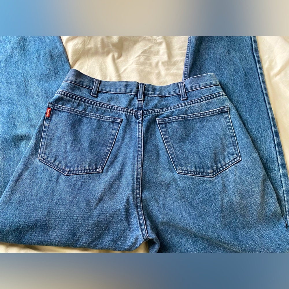 Vintage 90s Merona Classic Wash Tapered Denim Jeans Women’s 14 Men 34/30